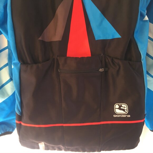 Men's Giordana Milton Revolution CC Long Sleeve Cycling Jersey Blue Size M - Picture 11 of 16